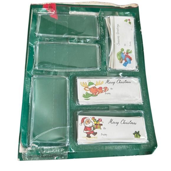 Christmas Holiday Gift Tags VTG (mostly) 100+ Present Labels Santa Xmas READ - Picture 4 of 9